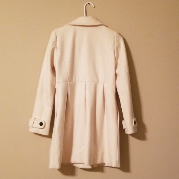 Old Navy XS Ivory Pea Coat - Picture 2 of 7